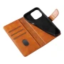 Чехол книжка Leather Case для Xiaomi Redmi 12 с магнитной защелкой красный