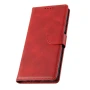 Чехол книжка Leather Case для Xiaomi Redmi 12 с магнитной защелкой красный