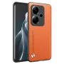 Кожаный чехол - накладка CODE Tactile Experience для Xiaomi Redmi 13 4G / Redmi 13 5G / Poco M6 4G красный
