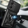 Чехол накладка Ricco Camera Sliding для Xiaomi Redmi 13C / Poco C65 черный