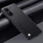 Кожаный чехол - накладка CODE Tactile Experience для Xiaomi Redmi 13C / Poco C65 черный
