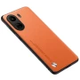 Кожаный чехол - накладка CODE Tactile Experience для Xiaomi Redmi 13C / Poco C65 черный