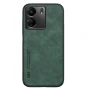 Кожаный чехол - накладка X&E для Xiaomi Redmi 13C / Poco C65 с металлической вставкой