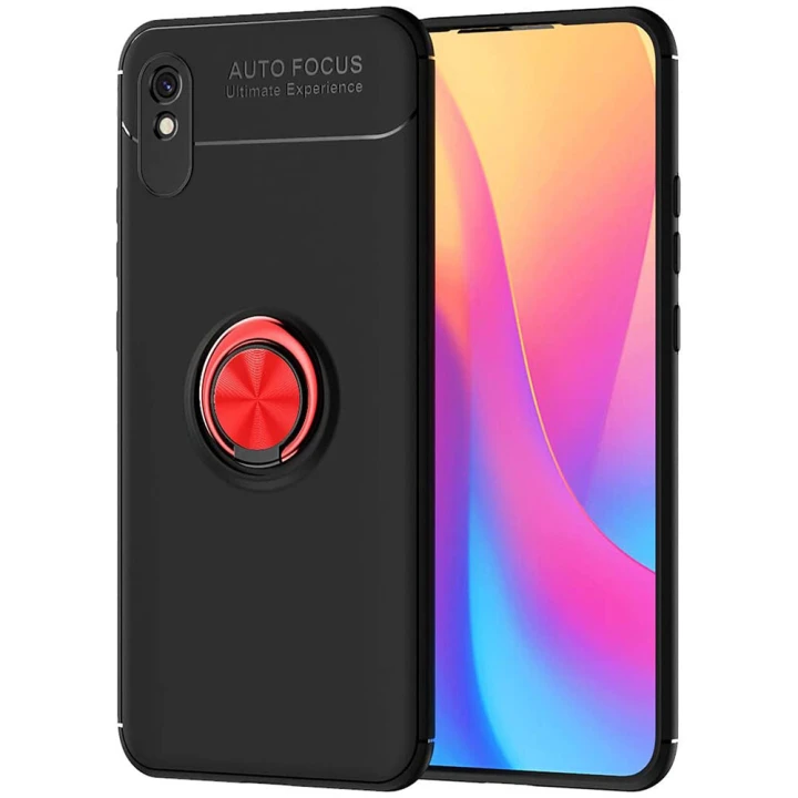 Чехол-накладка С-KU Auto Focus 360 Rotating Ring для Xiaomi Redmi 9A