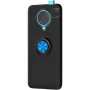 Чехол Auto Focus C-KU 360 Rotating Ring для Xiaomi Redmi K30 Pro черно-золотой
