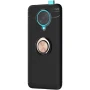 Чехол Auto Focus C-KU 360 Rotating Ring для Xiaomi Redmi K30 Pro черно-золотой
