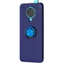 Чехол Auto Focus C-KU 360 Rotating Ring для Xiaomi Redmi K30 Pro черно-золотой
