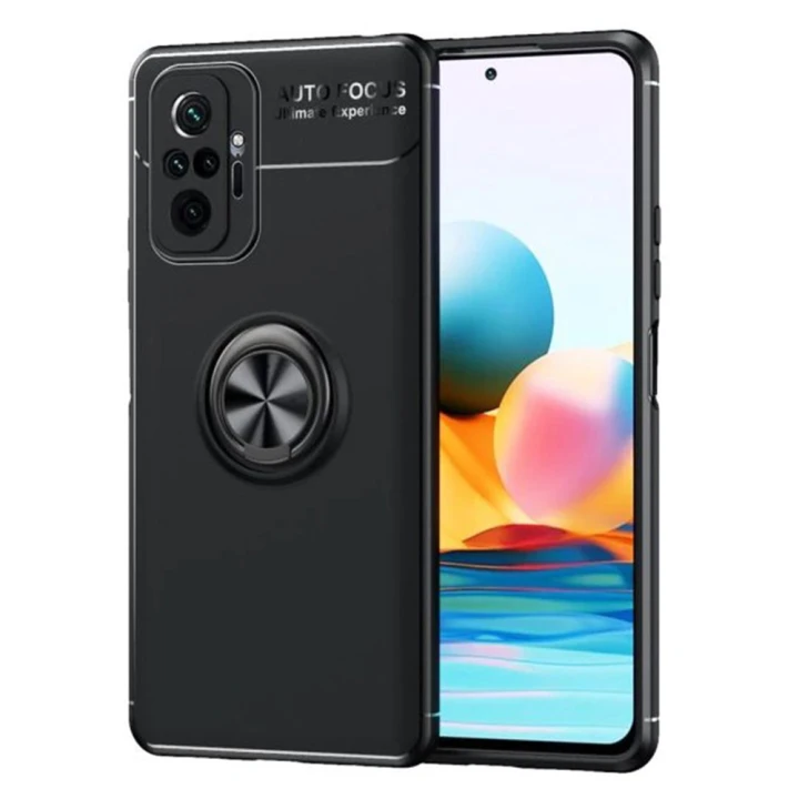 Чехол Auto Focus 360 Rotating Ring для Xiaomi Redmi Note 10 Pro