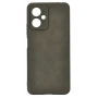 Шкіряний чохол - накладка Fanoya для Xiaomi Redmi Note 12 (China) чорний