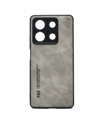 Кожаный чехол - накладка X&E для Xiaomi Redmi Note 13 5G с металлической вставкой
