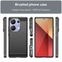  Чехол - накладка Polished Carbon для Xiaomi Redmi Note 13 Pro 4G / Poco M6 Pro 4G синий
