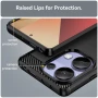  Чехол - накладка Polished Carbon для Xiaomi Redmi Note 13 Pro 4G / Poco M6 Pro 4G синий