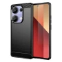  Чехол - накладка Polished Carbon для Xiaomi Redmi Note 13 Pro 4G / Poco M6 Pro 4G синий
