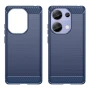  Чехол - накладка Polished Carbon для Xiaomi Redmi Note 13 Pro 4G / Poco M6 Pro 4G синий