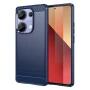  Чехол - накладка Polished Carbon для Xiaomi Redmi Note 13 Pro 4G / Poco M6 Pro 4G синий