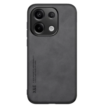 Шкіряний чохол - накладка X&E для Xiaomi Redmi Note 13 Pro 4G / Poco M6 Pro 4G з металевою вставкою