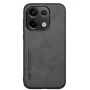 Шкіряний чохол - накладка X&E для Xiaomi Redmi Note 13 Pro 4G / Poco M6 Pro 4G з металевою вставкою