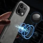 Шкіряний чохол - накладка X&E для Xiaomi Redmi Note 13 Pro 4G / Poco M6 Pro 4G з металевою вставкою