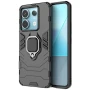 Чехол накладка Ricco Black Panther Armor для Xiaomi Redmi Note 13 Pro 5G / Poco X6 красный
