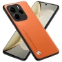 Кожаный чехол - накладка CODE Tactile Experience для Xiaomi Redmi Note 14 4G зеленый