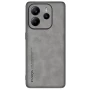 Кожаный чехол - накладка Fanoya для Xiaomi Redmi Note 14 4G коричневый
