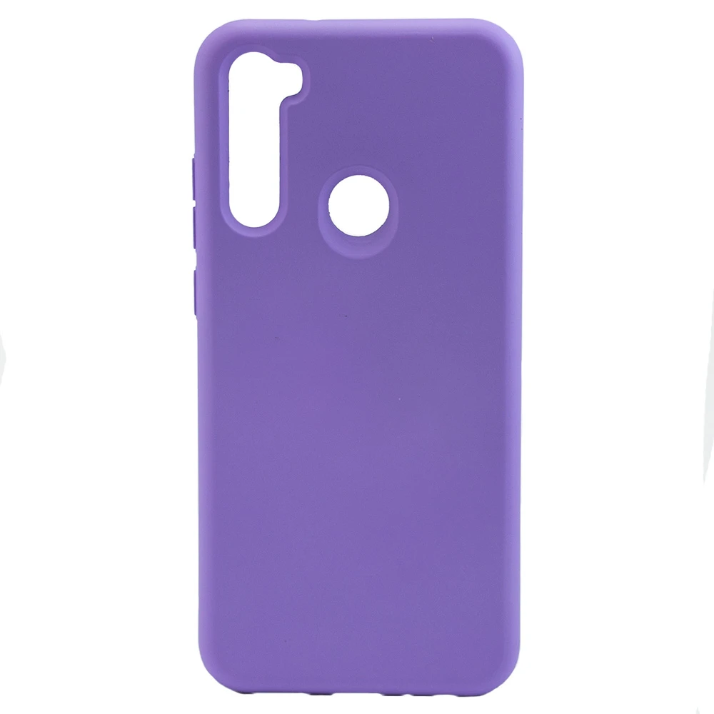 Чехол-накладка с перфорацией (силикон) для Xiaomi Redmi Note 8 (Фиолетовый) 2
