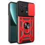 Чехол накладка Ricco Camera Sliding для Xiaomi 13 Pro красный
