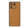 Кожаный чехол - накладка Fanoya для Xiaomi 13 коричневый