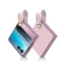 Чохол Leather Flip Case для Motorola Razr 50 Ultra ліловий