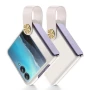 Чохол Leather Flip Case для Motorola Razr 50 Ultra ліловий