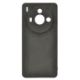 Кожаный чехол - накладка Fanoya для ZTE nubia Z50S Pro серый
