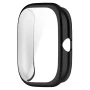Силиконовый чехол с защитой на экран для Xiaomi Amazfit GTS 4 Mini розовый