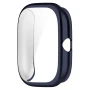 Силиконовый чехол с защитой на экран для Xiaomi Amazfit GTS 4 Mini розовый
