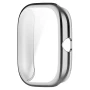 Силиконовый чехол с защитой на экран для Xiaomi Amazfit GTS 4 Mini розовый