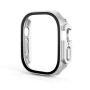 Чехол с защитным стеклом Protective Cover with Glass для Apple Watch 49mm малиновый
