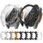 Защитный чехол Armor для Garmin Venu 8 47mm с защитой на экран черный с желтым
