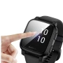 Силиконовый чехол для Garmin Venu Sq / Venu Sq 2 с защитой на экран чёрный