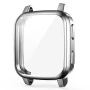 Силиконовый чехол для Garmin Venu Sq / Venu Sq 2 с защитой на экран чёрный