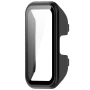 Чехол с защитным стеклом Protective Cover with Glass для Huawei Band 8 / Band 9 чёрный