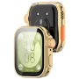 Чехол с защитным стеклом Protective Cover with Glass для Huawei Watch Fit 3​​ с кнопками чёрный