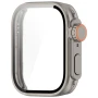 Чехол с защитным стеклом Protective Cover with Glass для Huawei Watch Fit 3​​ с кнопками чёрный