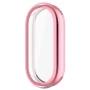 Силиконовый чехол для Xiaomi Mi Band 8 с защитой на экран синий