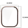 Чохол із захисним склом Protective Cover with Glass для Redmi Watch 5 Active пастельно-рожевий 