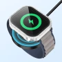 Защитный чехол со стеклом для Apple Watch Series 10 42mm с камешками синий