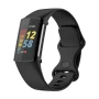 Силиконовый чехол Protective Cover для Fitbit Charge 5 / 6 с защитой на экран синий