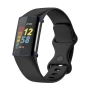 Силиконовый чехол Protective Cover для Fitbit Charge 5 / 6 с защитой на экран синий