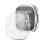 Силиконовый чехол Protective Cover для Fitbit Versa 4 с защитой на экран розовый