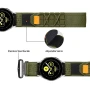 Ремінець Nylon Military для смартгодинників Xiaomi Redmi Watch 5 Lite / Watch 5 Active 22mm сірий