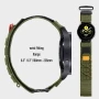 Ремінець Nylon Military для смартгодинників Xiaomi Redmi Watch 5 Lite / Watch 5 Active 22mm сірий