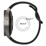 Ремешок Silicone для Amazfit GTR Mini 20mm с пластиковой застежкой тёмно-зелёный